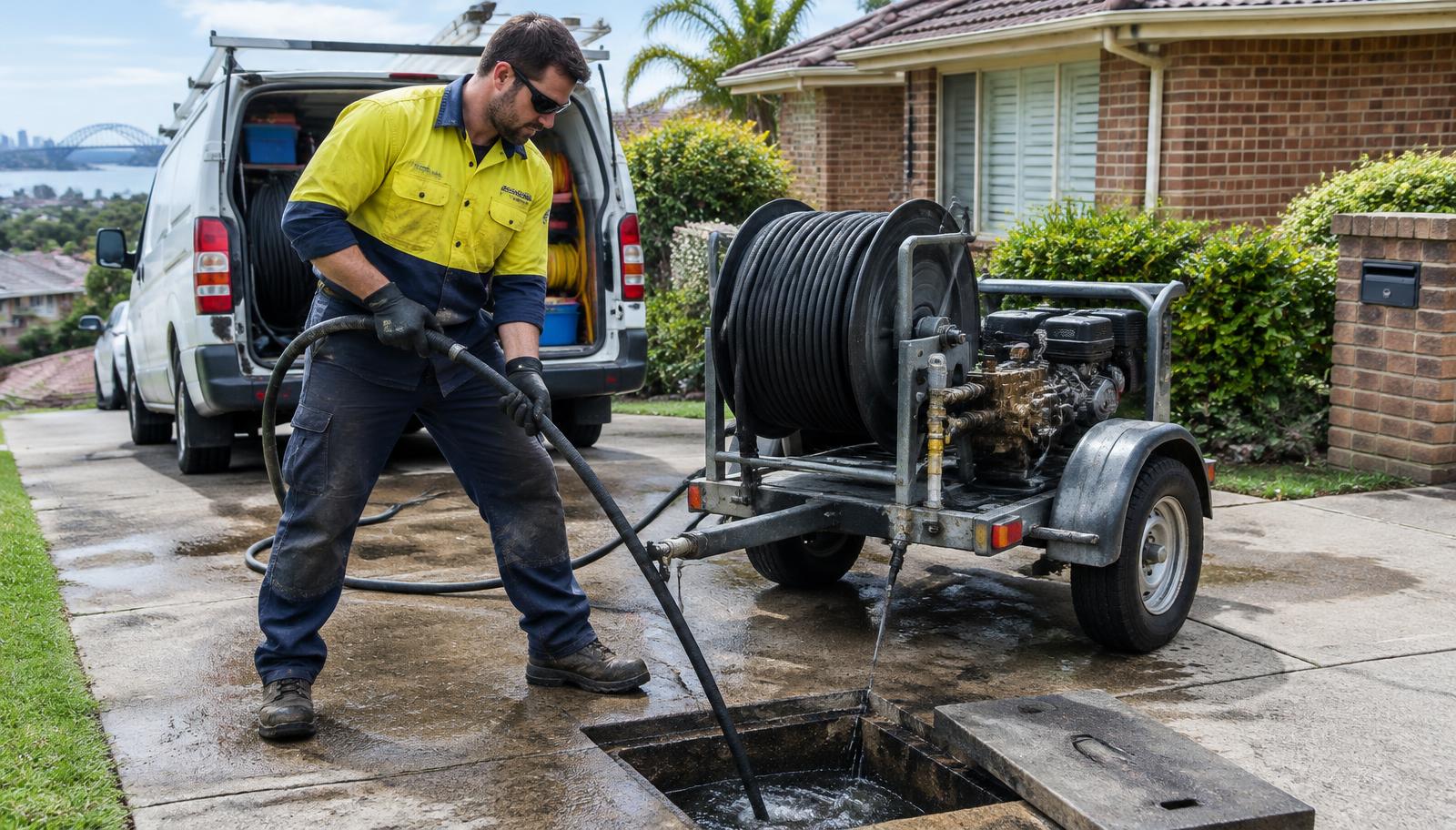 DJRM Plumbing licensed plumber working on a residential job in Sydney